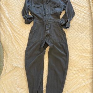 Citizens of Humanity Gray Denim Jumpsuit